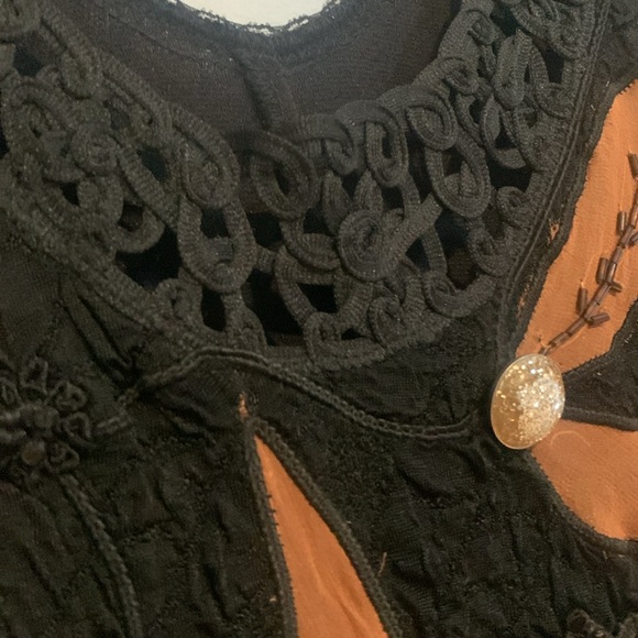 Italian Made Dress Size Small Frilly Fairy Twirly Multi Medi Worn Once L… - Picture 13 of 16